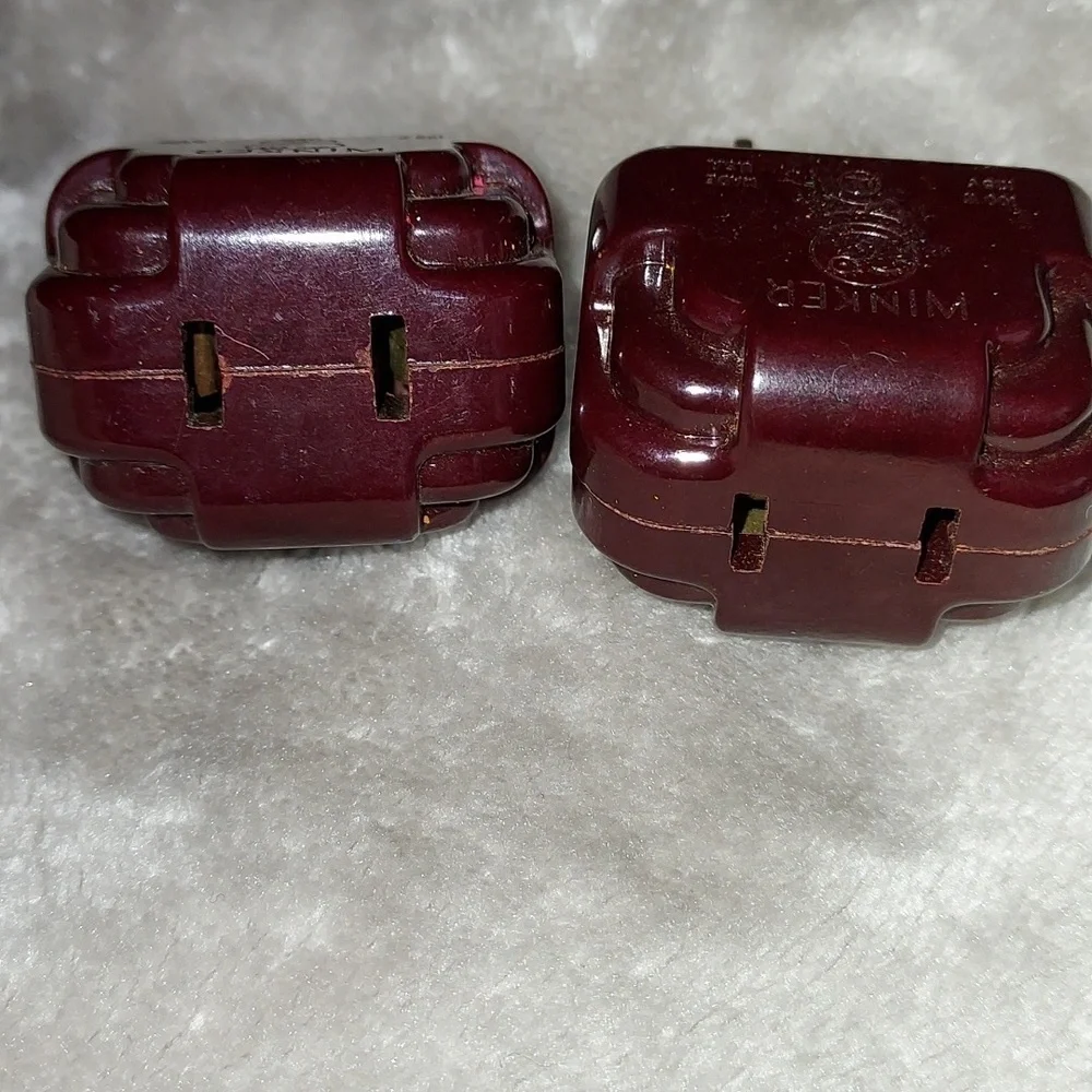 Vintage Bakelite Winker Light Flasher Blinker Art Deco Style Plug